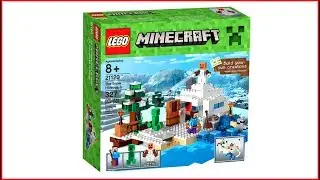 LEGO MINECRAFT 21120 The Snow Hideout Speed Build