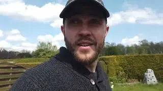 Влог из Германии, справляем русскую Пасху, готовим мясо в казане на даче.