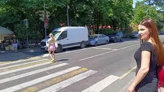 Сочи сейчас  Улицы Воровского, Московская, Конституции  Река Сочи  Тихое видео