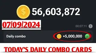 HAMSTER KOMBAT DAILY COMBO CARDS TODAY 07/09/2024