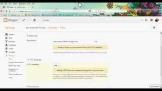 How to Enable HTTPS availability For Blogger