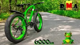 дешёвый FatBike преодолел 6000км, отчёт по эксплуатации - Love Freedom (ЖАБИЧ) 🚵🐸👌