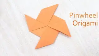 How to Make Origami Pinwheel - Paper Windmill Tutorial