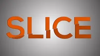 Illustrator Tutorial: How To Make A Sliced Text | Sliced Text Effect | Picture Skills