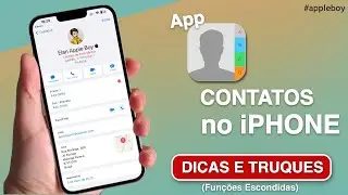 APP CONTATOS DO iPHONE E SUAS VÁRIAS FUNÇÕES INCRÍVEIS 🤩 Inclusive recursos escondidos