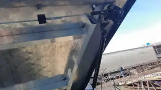 замена стекла кунга на алюминий toyota hilux