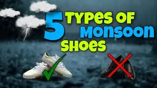 TOP 5 SHOES FOR MONSOON in 2023|| MONSOON SHOES IN हिंदी !!