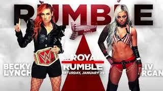 WWE Royal Rumble 2022 Becky Lynch vs Liv Morgan Custom Match Card