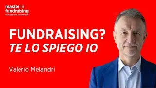 A lezione con Valerio Melandri: la piramide del #fundraising