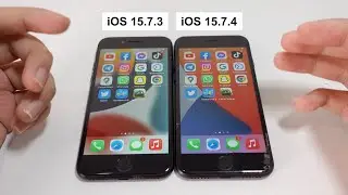 iOS 15.7.4 vs iOS 15.7.3 on iPhone 7 SPEED COMPARISON