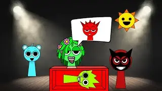 POV Blu x Green various mind test friends #sprunki #animation