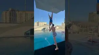 Partner Diving Fail ft. @ellietsmart