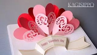 pop-up card__Flowing Hearts
