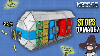 Ship Low Speed Impact Bumper Tested Versus no Bumper, Space Engineers