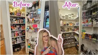 PANTRY MAKEOVER | DIY PANTRY MAKEOVER | CLEANING & REORGANIZING