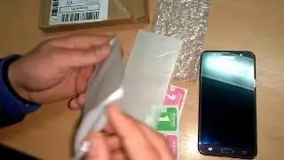 Samsung Galaxy j7 2016 распаковка стекла