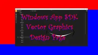 Windows App SDK with Vector Graphics, Pages and things, using MVVM (Part6)