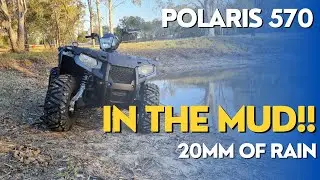 Polaris 570 Out In The Mud For The First Time!