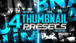 Epic Thumbnail Preset Pack🔥💙 | Photoshop Presets | 4+ Thumbnails @AlightZer