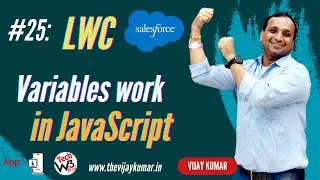 25 LWC Tutorial - How do variables work in JavaScript | 
