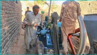 22 HP Diesel Engine Amazing Starting - Diesel Engine Sound - Biggest diesel engine
