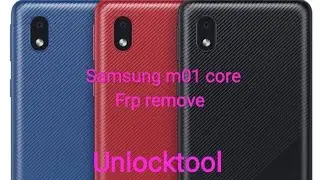 Samsung m01 core frp remove unlocktool