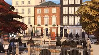 AUTUMNAL LONDON TOWNHOUSE | Sims 4 Speed Build (Stop Motion)