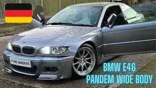 BMW E46 COUPE ( pandem wide body kit ) the most beautiful GERMAN 🇩🇪 car in UK 🇬🇧