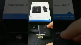 tutorial penggunaan wireless   microphone inbek #shortsvideo #tutorial#contentcreator #micwireless