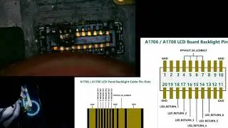 Macbook Pro 2018 Backlight burnt connectors  Part 1