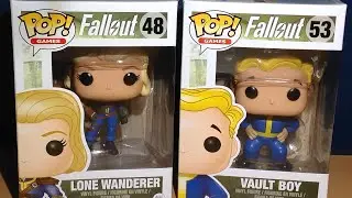 Fallout 4 Pop Vinyl (Vault boy & Lone Wanderer Female)
