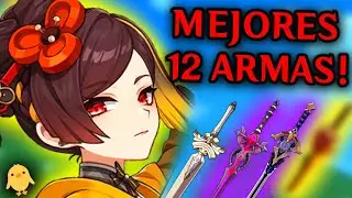 LAS 12 MEJORES ARMAS para CHIORI! / Genshin! / 🐤!