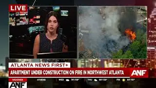 WATCH LIVE: Flames rip through apartment under construction in northeast Atlanta