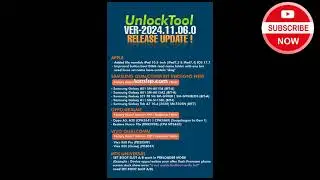 UnlockTool Released New Update [11 November 2024]