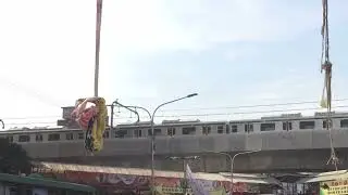 Dhaka metro rail trial!