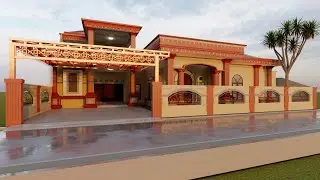 House Design | Re-Desain Rumah Mewah Konsep Mediteran 2 lantai #housedesignidea #modernhousedesign