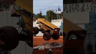 Check out this amazing school bus monster truck! 