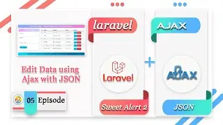 Edit data using ajax in Laravel || Edit data using ajax php || Ajax Laravel MIN IT Part - 5