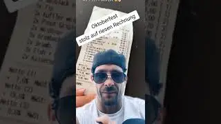 Systemlinge stolz auf Oktoberfest Rechnung