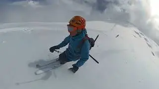 #ride6148 #фрирайд с шеститысячника Раздельная на Памире