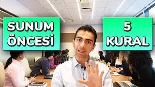 Sunumdan Önce Yapılması Gereken 5 Önemli Adım