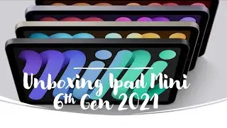 My First Ever Apple Device - Unboxing IPad Mini 2021