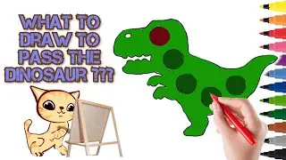 How to Draw  Dinosaur Pop It and spear against him