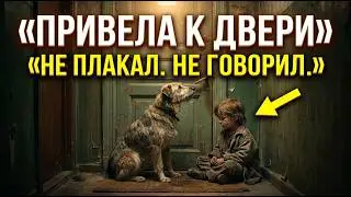 Дворняга привела к двери ребёнка в грязной одежде. Ребёнок не плакал. Не говорил. Просто стоял