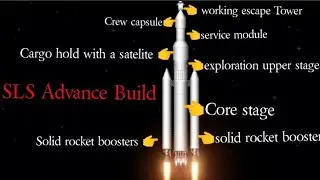 Very advance SLS Rocket build in SFS