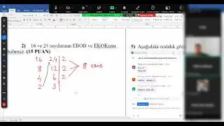 29 ekim 8  sınıf matematik dersi sefa hoca yazılı hazırlık çalışması