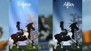 Before & After Editing || Star Stable (3)