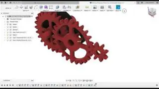 How I Designed a 3D Printed Windup Car Using Autodesk Fusion 360,  Gear Train.