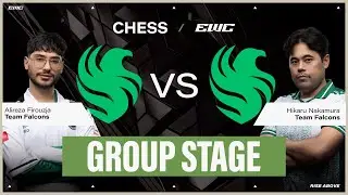 Hikaru Nakamura vs Alireza Firouzja | Chess at EWC 25 - Day 1 - Group Stage