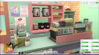 Sims 4 Let's Play Avia Goes Thrifting and have Bubble Tea with Friends!